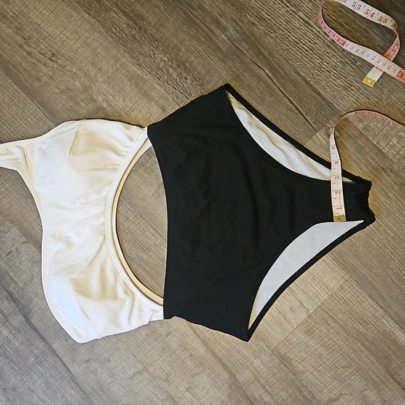 Black & White Swimsuit - Picture 8 of 8